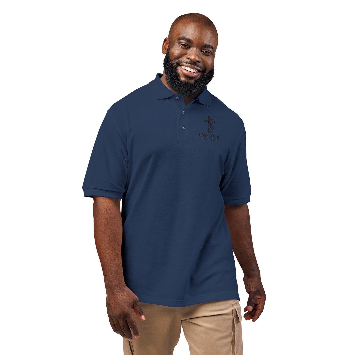 Embroidered Polo Shirt - Apostolic Music Production