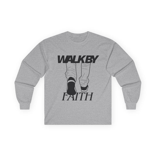 Long Sleeve Tee - "Walk By Faith'