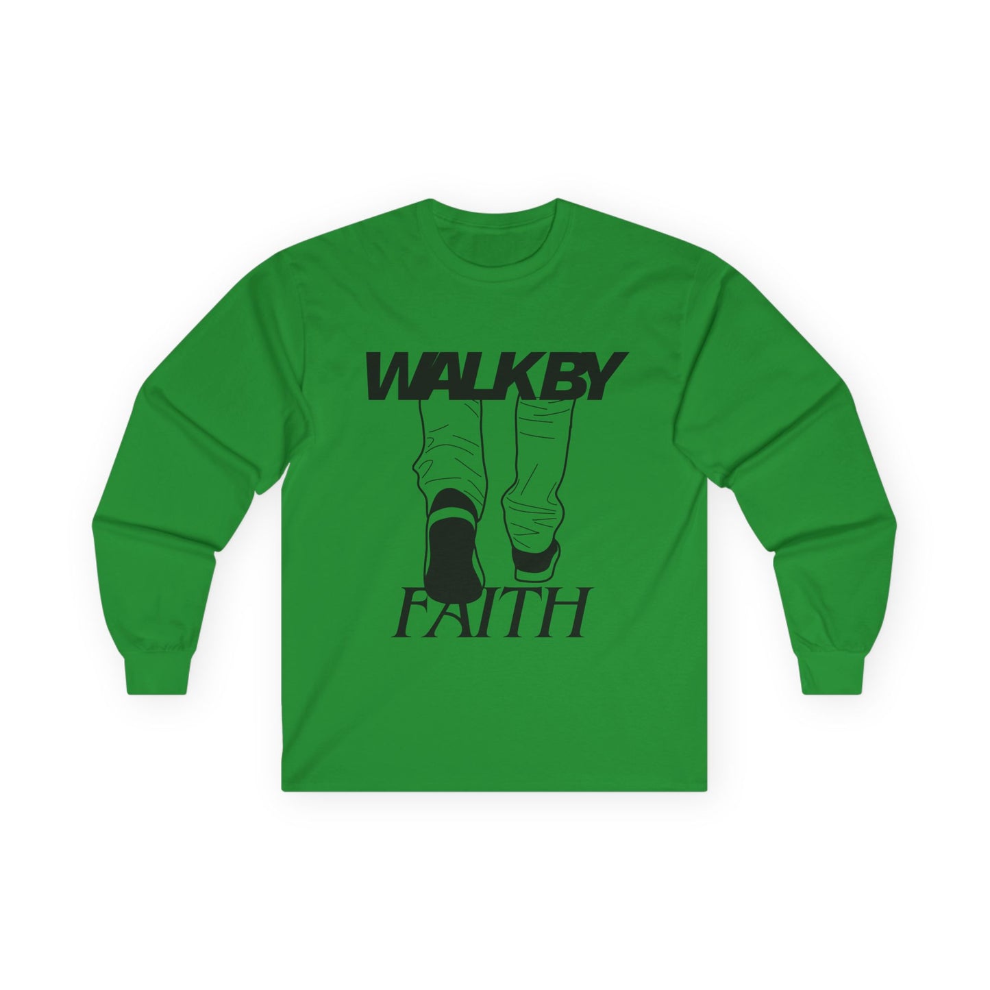 Long Sleeve Tee - "Walk By Faith'