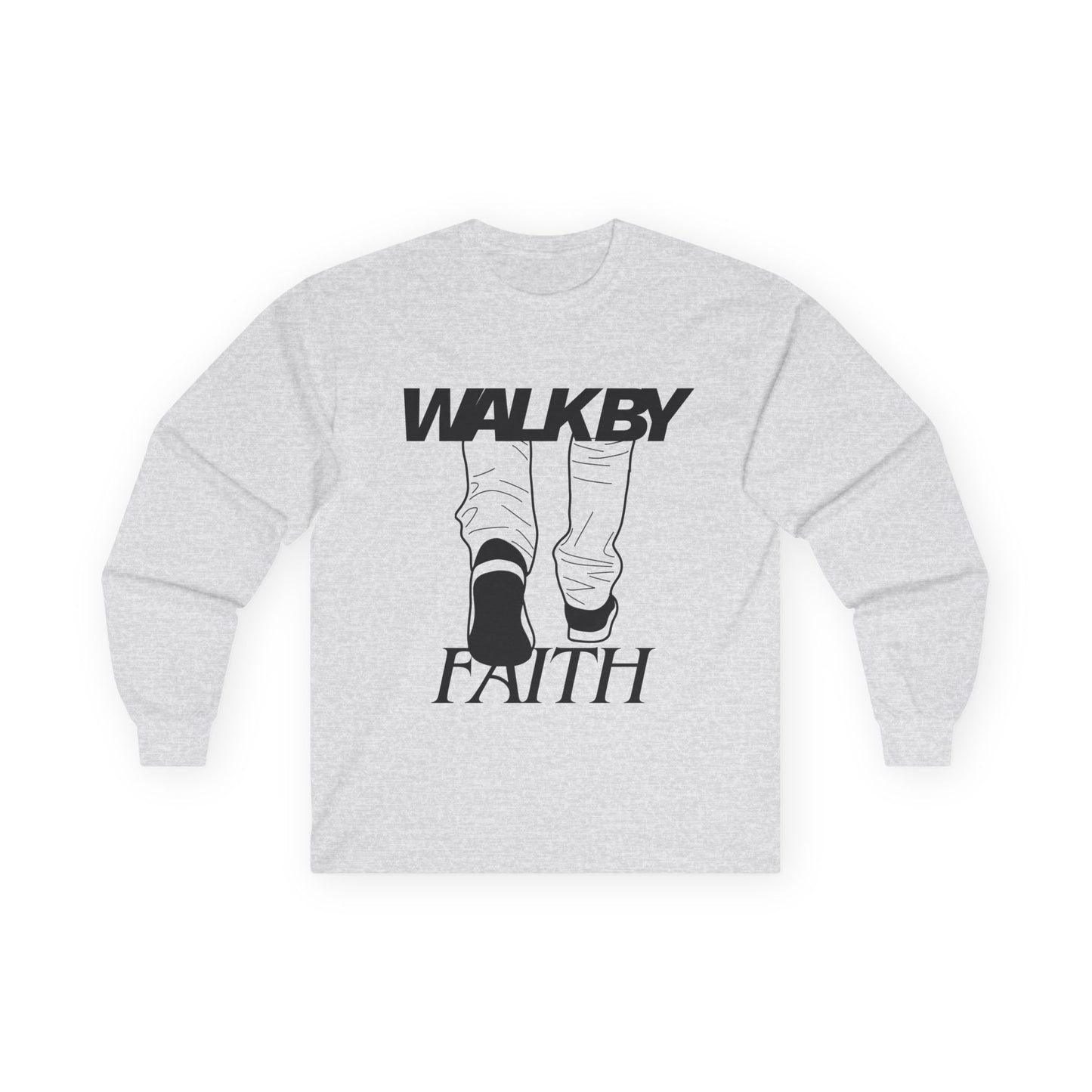 Long Sleeve Tee - "Walk By Faith'