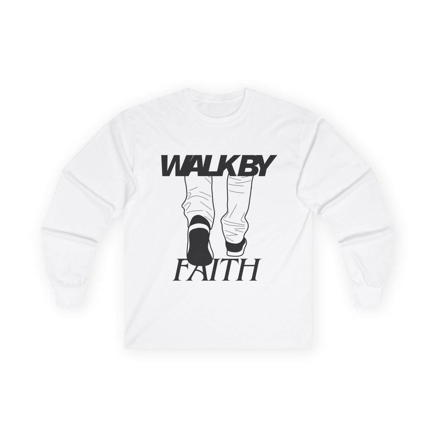 Long Sleeve Tee - "Walk By Faith'