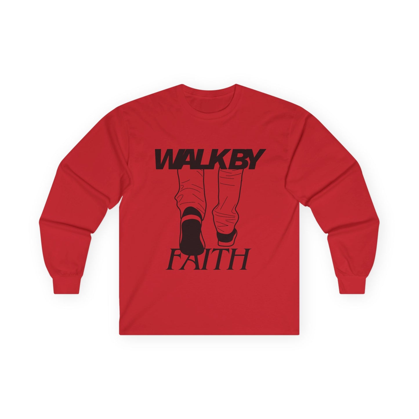 Long Sleeve Tee - "Walk By Faith'