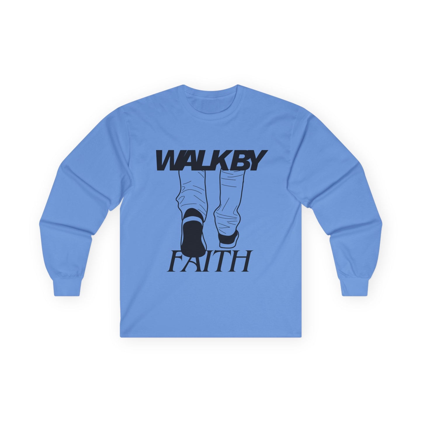 Long Sleeve Tee - "Walk By Faith'