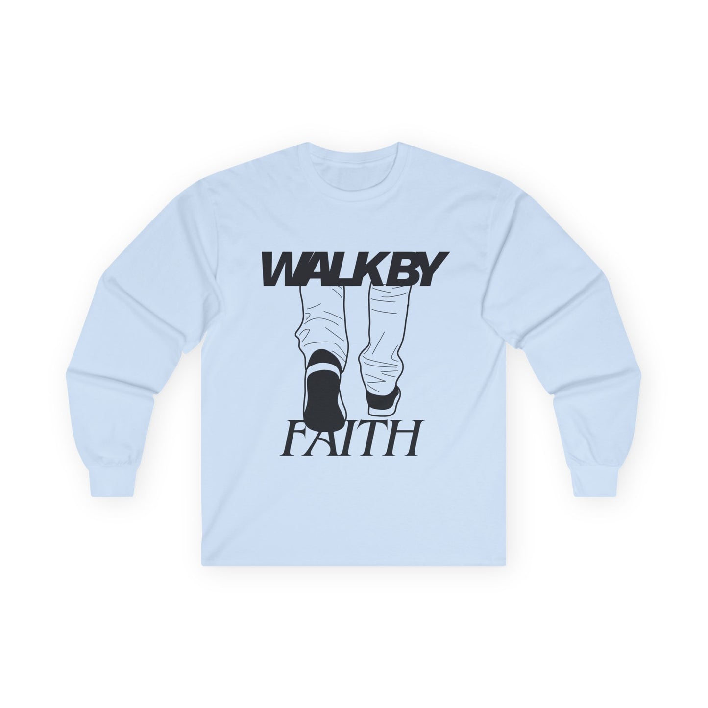 Long Sleeve Tee - "Walk By Faith'