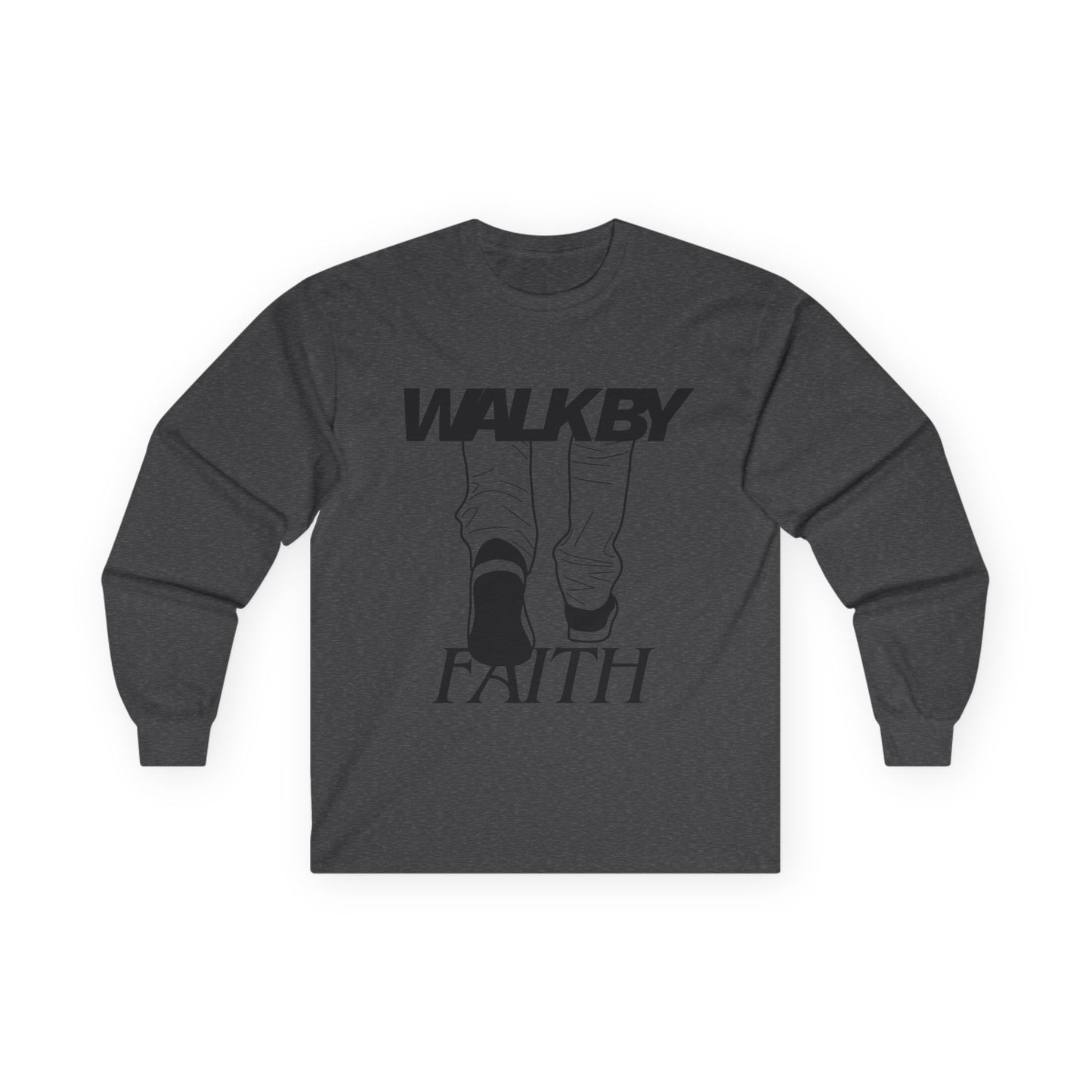 Long Sleeve Tee - "Walk By Faith'