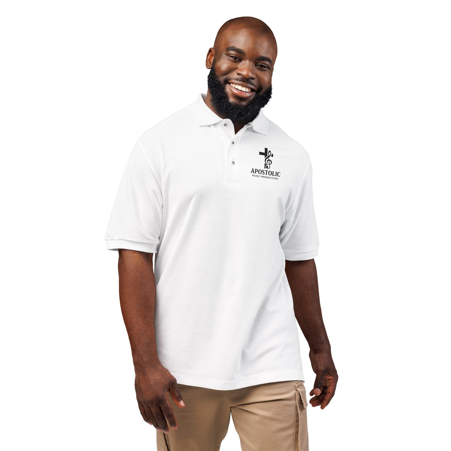 Embroidered Polo Shirt - Apostolic Music Production