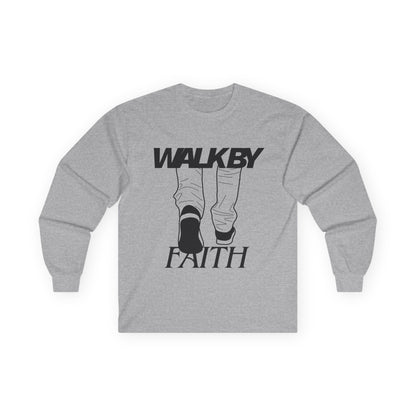 Long Sleeve Tee - "Walk By Faith'