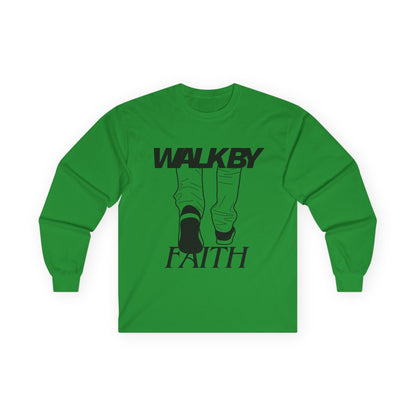Long Sleeve Tee - "Walk By Faith'