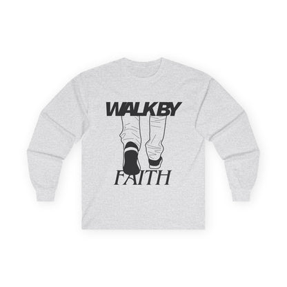 Long Sleeve Tee - "Walk By Faith'