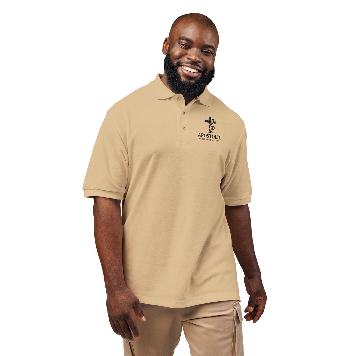 Embroidered Polo Shirt - Apostolic Music Production