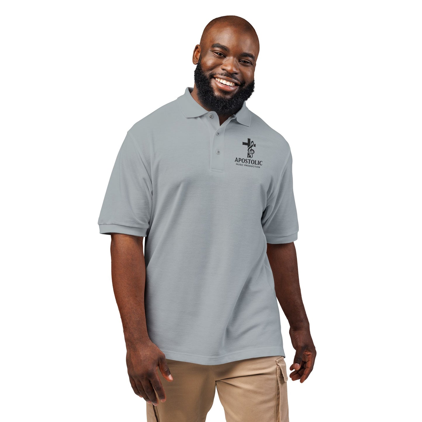 Embroidered Polo Shirt - Apostolic Music Production