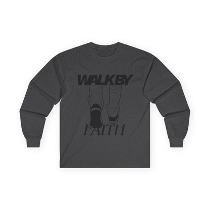 Long Sleeve Tee - "Walk By Faith'